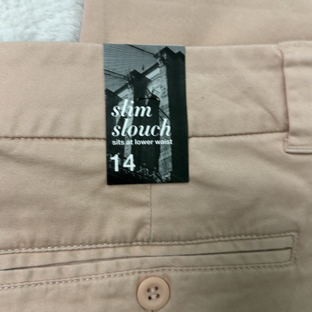 NWT, New York and Company, blush slacks, size 14 - Picture 4 of 4